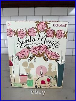 Red Santa Muerte Kidrobot Dunny 8' 2019