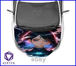 Robotic Era V3 Anime Hood Wrap Weatherproof Vinyl Decal 50X60 -K