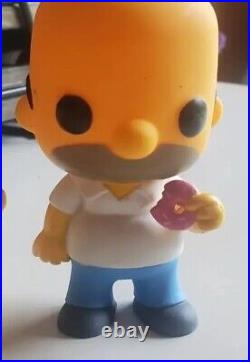 SIMPSONS VINYL FIGURE KID ROBOT HOMER SIMPSON RARE HTF Funko? VAULTED