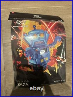 Soft vinyl saga maersk robot blue night light robot figure lottery ctg toy cun