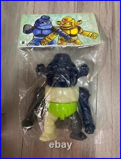 Sotakutoys Ape Robot Prime Body GID Black Ape Luminous Sofubi Vinyl Figure Toy