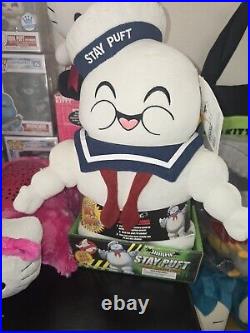 Stay Puft Funko Pop Lot in protective sleeves with Kid Robot Plush