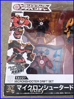 Transformers Takara Tomy TAV27 Micron Shooter Drift Set Action Figure model kit