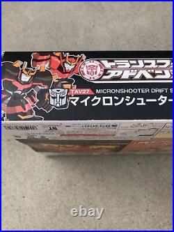 Transformers Takara Tomy TAV27 Micron Shooter Drift Set Action Figure model kit