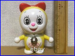 Vintage Poppy Dorami chan Soft vinyl Showa Cat shaped robot