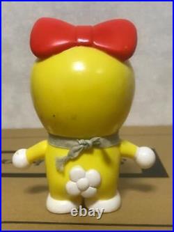 Vintage Poppy Dorami chan Soft vinyl Showa Cat shaped robot